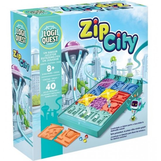 Joc de societate Logiquest Zip City LQ04ML1