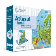 Raspundel istetel pachet creion si carte Atlasul lumii 15746