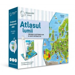 Raspundel istetel pachet creion si carte Atlasul lumii 15746