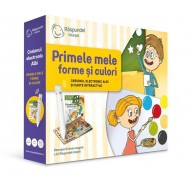 Raspundel istetel pachet creion si carte Primele mele forme si culori 22514a