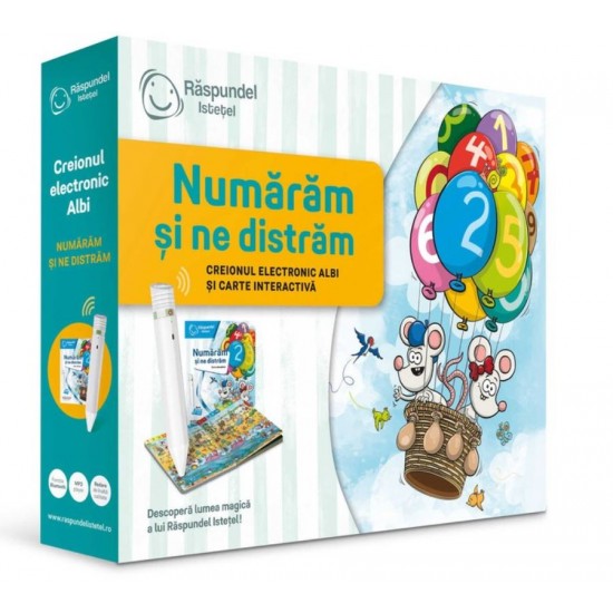 Raspundel istetel pachet creion si carte Numaram si ne distram 52687
