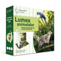 Raspundel istetel pachet creion si carte Lumea animalelor 69366