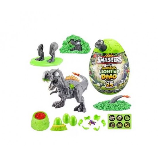 Smasher Mega Ou surpriza Dino Jurassic  Light up 74108