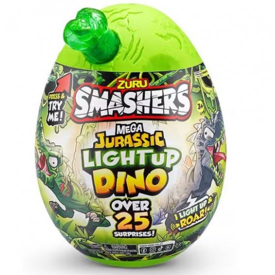 Smasher Mega Ou surpriza Dino Jurassic  Light up 74108