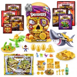 Smashers set cu peste 70 figurine si accesorii Gold Treasure Hunter Dino Island