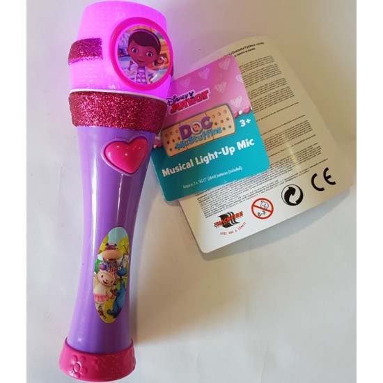Doctorita plusica microfon cu sunete si lumini