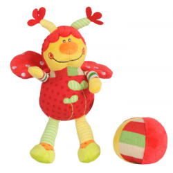Jucarie plus albinuta cu minge babyono 1190