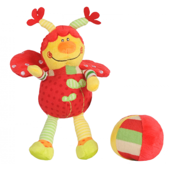 Jucarie plus albinuta cu minge babyono 1190