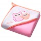 Prosop cu gluga velur 100x100 Babyono 138
