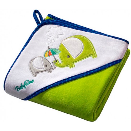 Prosop cu gluga velur 100x100 Babyono 138