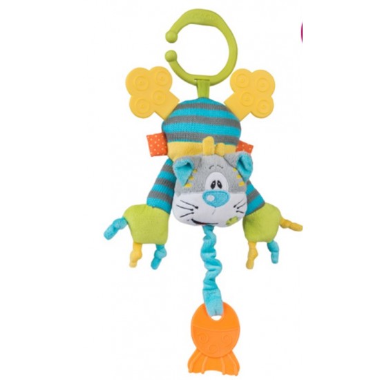 Jucarie plus pisica cu sunete Babyono 1398