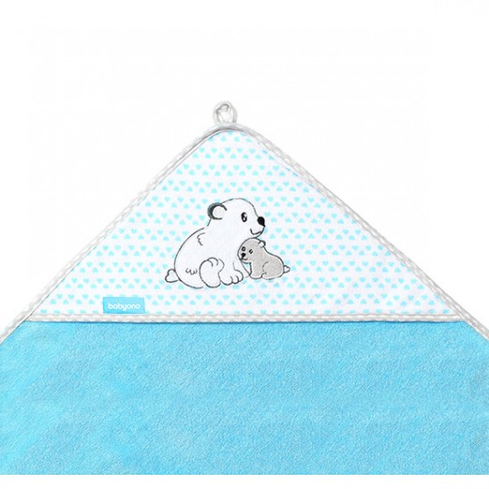 Prosop copii cu gluga 100x100cm Babyono 346-02