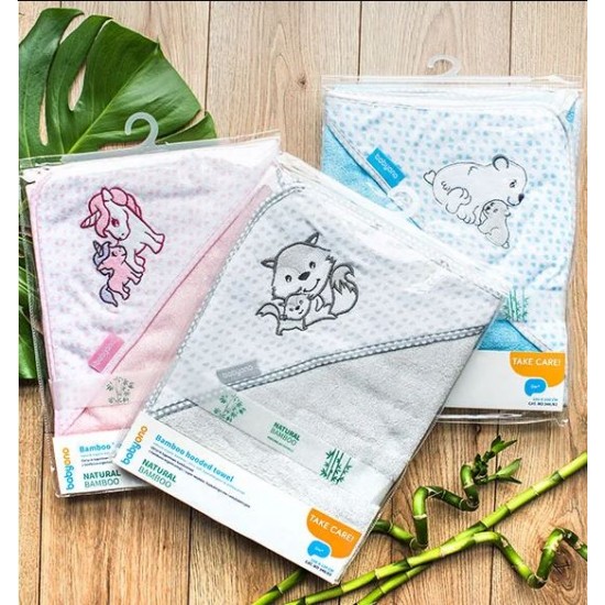 Prosop copii cu gluga 100x100cm Babyono 346-03