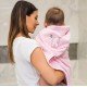 Prosop cu gluga velur 100x100cm Babyono 540-03