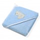 Prosop cu gluga velur 100x100cm Babyono 540-04