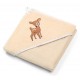 Prosop cu gluga velur 100x100cm Babyono 540-05