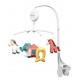 Carusel muzical electronic caluti pentru patut pliabil si patut lemn Babyono 793