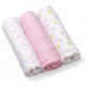 Set 3 scutece bumbac 70x70 cm Babyono 382