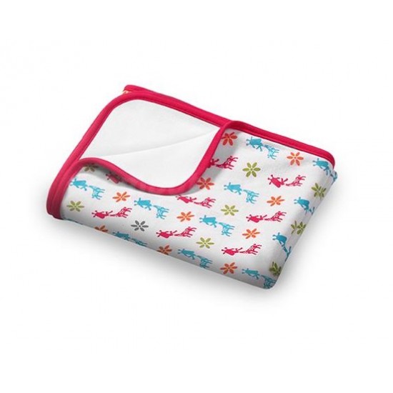 Babyono paturica cu 2 fete bumbac 821