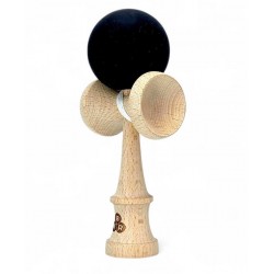 Kendama KBR Solid rubber grip Black, cu noul ken KBR big cups kbr1
