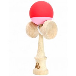 Kendama KBR Skirty Red-pink kbr9 cu cupe mari si ata lunga