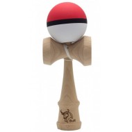 Kendama half stripe rubber rosu