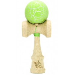 Kendama Bull crack rubber verde-argintiu