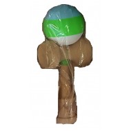 Kendama Bull rubber bleu-verde-alb
