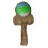 Kendama Bull rubber bleu-verde-alb