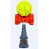 Kendama Bull full crack galben-rosu-albastru