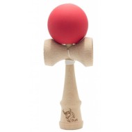 Kendama solid Bull rubber rosu