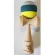 Kendama Bull rubber 3c gri-verde-galben