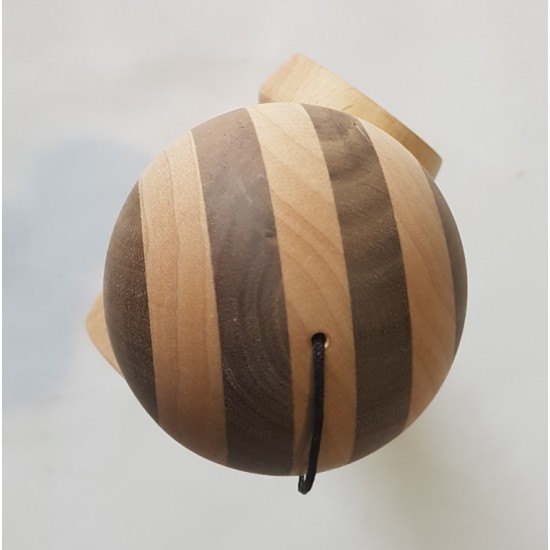 Kendama Bull nature maple walnut circle