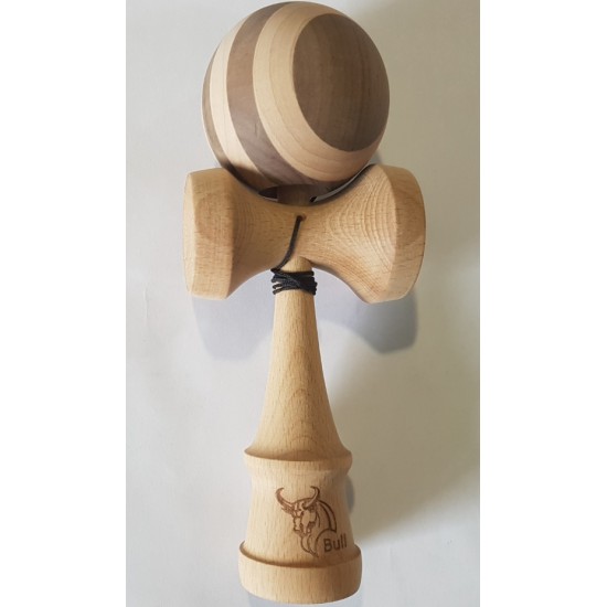Kendama Bull nature maple walnut circle