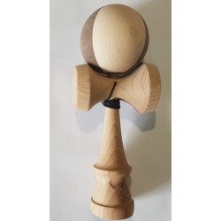 Kendama Bull nature maple walnut four split