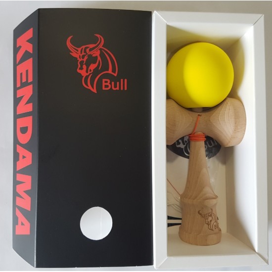 Kendama Bull rubber galben