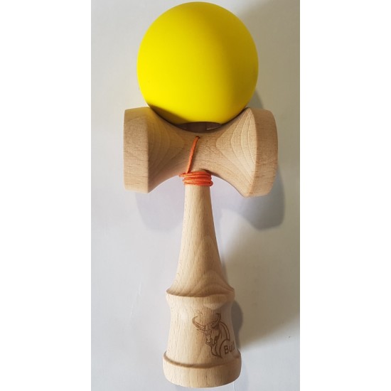 Kendama Bull rubber galben