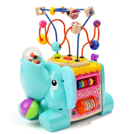 Jucarie de abilitate din lemn elefant 120384