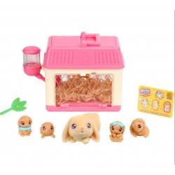 Little Live Pets Mama iepure si puii Moose 26511