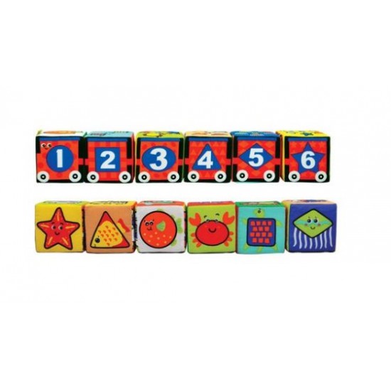 Set 6 cuburi moi textile Ks Kids 10622