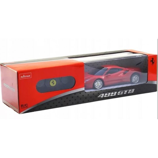 Masina cu telecomanda Ferrari 488 GTB, Rastar, 1:24, cod 76000