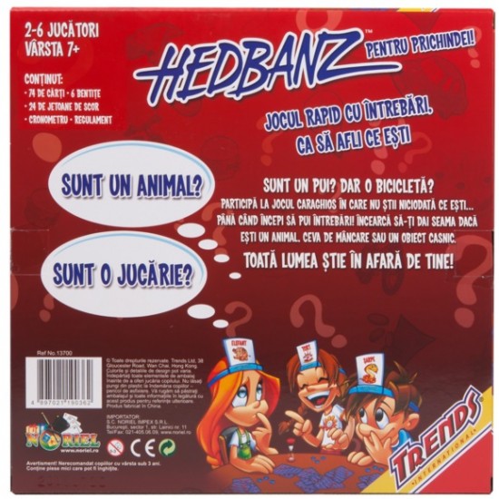 Hedbanz joc pentru prichindei