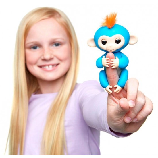Maimutica Fingerlings Finn albastra