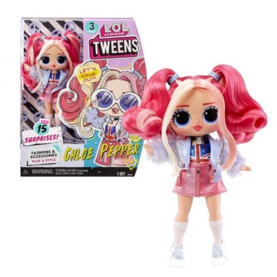 Papusa LOL Surprise Tweens S3 Chloe Pepper Cu 15 Surprize 584056