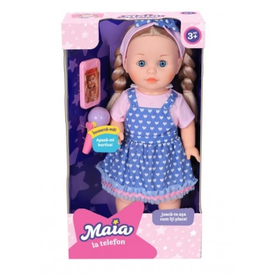 Papusa interactiva Maia la telefon Noriel 7556
