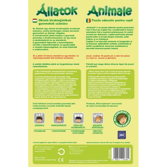 Invata animalele Trefl 1636