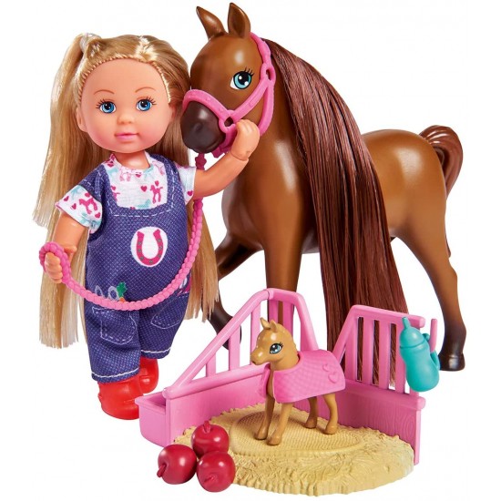 Papusa Evi medic veterinar cu calut Simba-toys 105743487