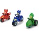 Eroi in pijama set 3 motociclete cu figurine Dickie 203143003