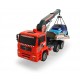 Masina de tractare cu pompa de aer si macara 31cm Dickie-toys 203806000