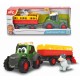 Tractoras cu remorca pentru animalute cu figurina vacuta 204115001